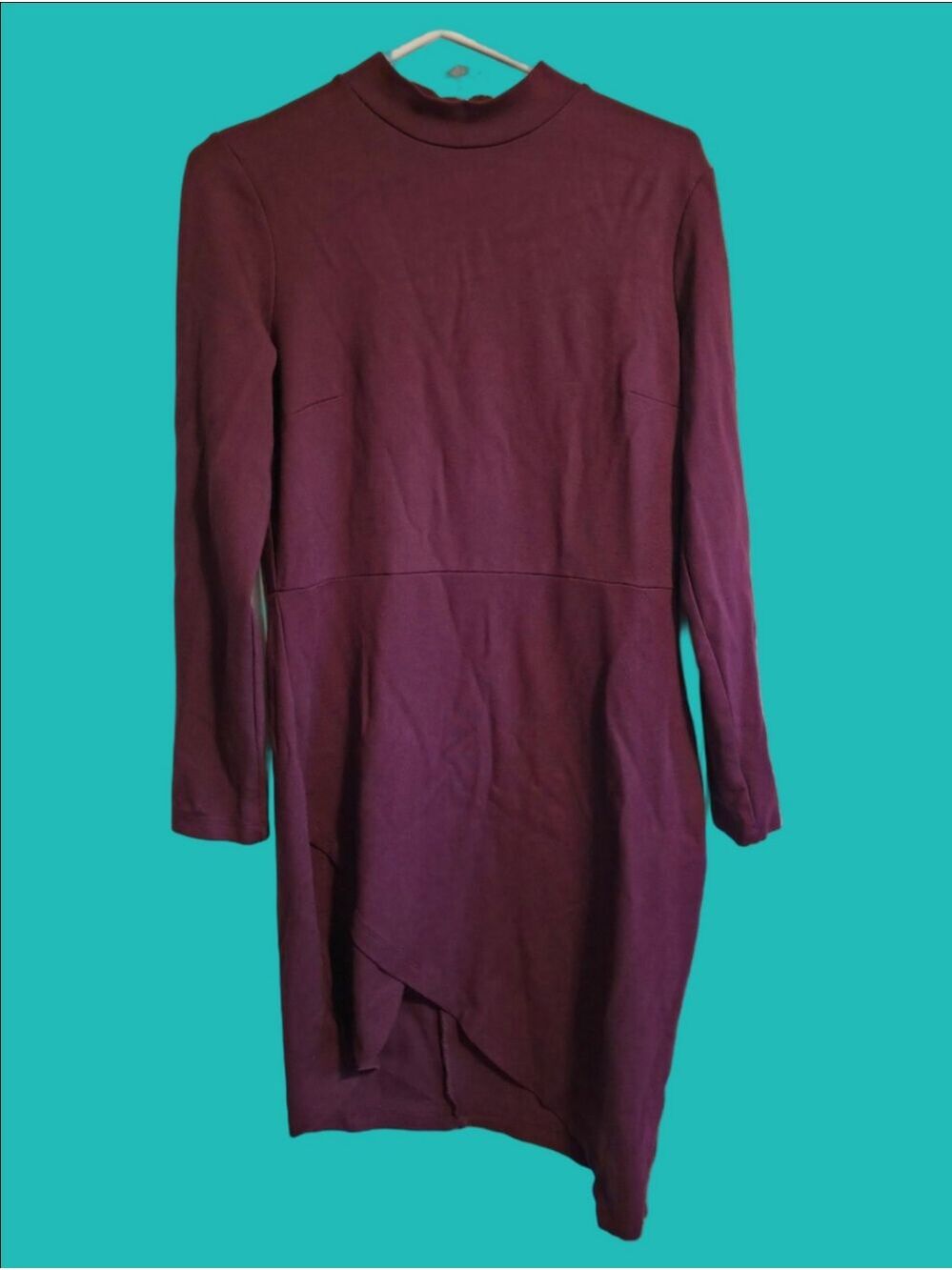 4/$67 Deal! Dynamite Women's Long Sleeve Burgundy Dress